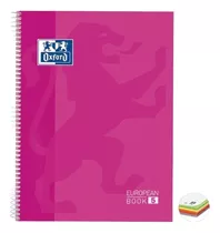 Caderno Universitário Oxford - 5 Matérias 120 Folhas Rosa