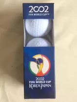 Set De 3 Pelotas De Golf Mundial De Fútbol Korea Japón 2002.