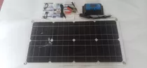 Kit Panel Solar 30w Cargador De Baterias 12v