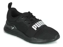 Zapatillas Puma Wired Run Niños Unisex Negro Importadas 