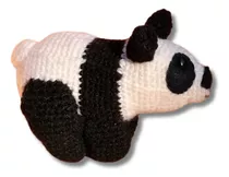 Amigurumi Oso Panda Tejido Crochet Muñeco Apego Peluche