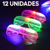 Lentes Led Hora Loca Fiestas Cotillon Docena