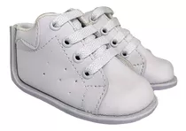 Tenis Zapato Bebe No Tuerce Stan Blanco 