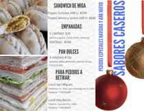 Sandwich De Miga X48 Triples Surtidos Y Empanadas