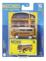 Volkswagen T2 Bus Dourada Matchbox Collectors Hlj73 1/64