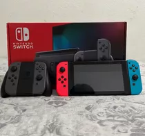 Nintendo Switch Na Caixa, 4 Controles E 10 Jogos(descrição)