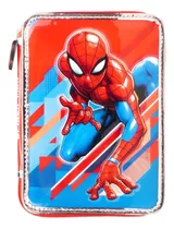 Cartuchera Escolar Spiderman Avengers Marvel Heroe Color Rojo Rojo