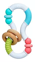 Sili Twisty Bendable Baby Mordedor Juguete Silicón Y Madera