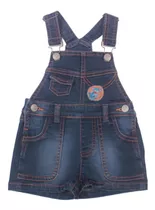 Jardinera Bebe Niño Denim Pillin