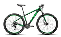 Bicicleta Bike Aro 29 Mtb Freio Disco 21v Gts Pro M5 Intense Cor Preto/verde Tamanho Do Quadro 17