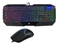 Combo Hp Gamer Teclado+ Mouse Gk1100, Negro; Electrotom 