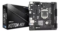 Placa Base Asrock H370m-hdv, Lga1151, Micro Atx, Sata 3