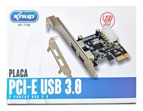 Placa Pci-e Usb 3.0 Duas Portas 5gbps Compatível C/ Windows