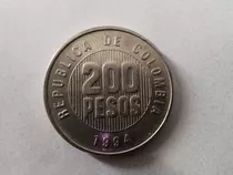 Moneda Colombia 200 Pesos 1994 Kimbalaya (x533