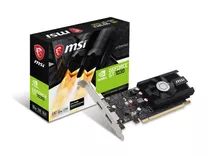 Tarjeta De Video Nvidia Msi  Geforce 10 Series Gt 1030 Geforce Gt 1030 2gd4 Lp Oc Oc Edition 2gb