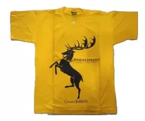 Camiseta Game Of Thrones Baratheon Amarelo Fl4451