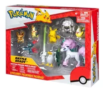  Pokémon Battle Figure Multi Pack - Pikachu, Eevee Y Más