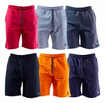 6 Bermuda Shorts De Moletom Masculino Academia ,cross