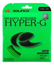 Cuerda De Raqueta De 12.2m Solinco Hyper-g Calibre 1.30 Mm Verde