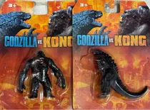 Mini Muñecos Godzilla Vs King Kong X2 8cm