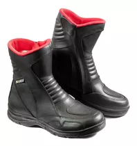 Botas Moto Solco Touring Cuero Impermeables Motoscba