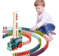 Trenzinho Infantil Empilha Domino Trem A Pilhas 63 Pçs