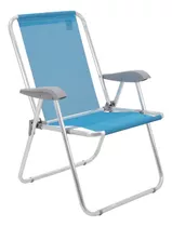 Silla De Playa Tramontina Creta Master En Aluminio Con Asien