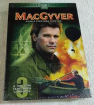 Box Dvd Macgyver 3ª Temporada Completa Original Novo Lacrado