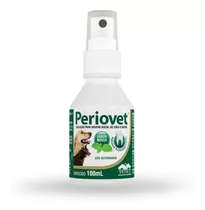 Periovet Spray 100 Ml Tratamento Tartaro Bucal - Vetnil 
