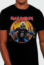 Camiseta Iron Maiden Preta Legacy Of The Beast Eddie Of0149