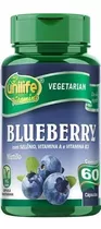 Blueberry Mirtilo 550mg 60 Cápsulas - Unilife