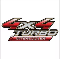Calcomanias - Toyota Hilux 4x4 Turbo Intercooler  - X 2 Unid