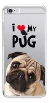 Capa Capinha Personalizada Dog Cachorro Amor I Love My Pug