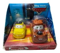 Tow Mater E Luigi Carros Disney Em Vinil Original Lider