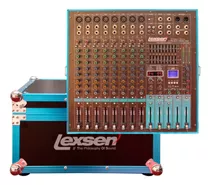 Lexsen Compact 2000 Consola Mezcladora Amplificada 8in +case