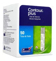 Contour Plus 50 Tiras Fitas Reagentes 