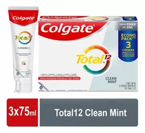 Colgate Total12 Clean Mint X 3 - Ml A $129