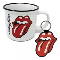 Set Taza Y Llavero Rolling Stones - Mosca