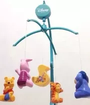 Móbile Giratório Musical Para Berço Ursinho Pooh
