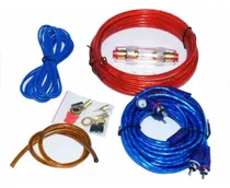 Kit Cables Para Amplificador Subwoofer 1500w Auto