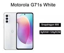 Smartphone Moto G71s Blanco De 8 Gb+128 Gb, 6,6 Pulgadas, 5 G Color Blanco