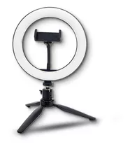 Ring Light Led Mesa Iluminador Blog Tripé 8 Polegadas 20cm