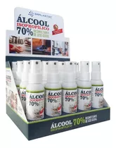 Álcool Isopropílico 70% Implastec 60ml - Caixa 20 Pcs