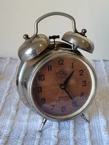 Relógio Despertador Antigo Campainha Com Martelo 