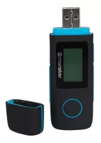 Reproductor Mp3 16gb Radio Fm Monster C/grabador De Voz Azul