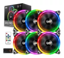 Cooler Fan Aigo Dr12 Pro Rgb D/face 6 Fans +controladora+ir