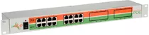 Régua Patch Panel Poe 10/100 8 Portas Padrão 19''