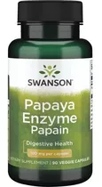 Enzima De Papaya 100mg/90cap Apoyo Digestivo Swanson