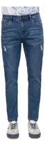 Jeans Skinny 505 Roturas Azul Hombre Fashion´s Park