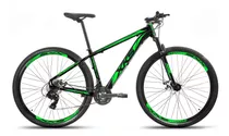 Bicicleta Aro 29 Xks 27 Marchas Freio A Disco Hidráulico Cor Preto/verde Tamanho Do Quadro 21